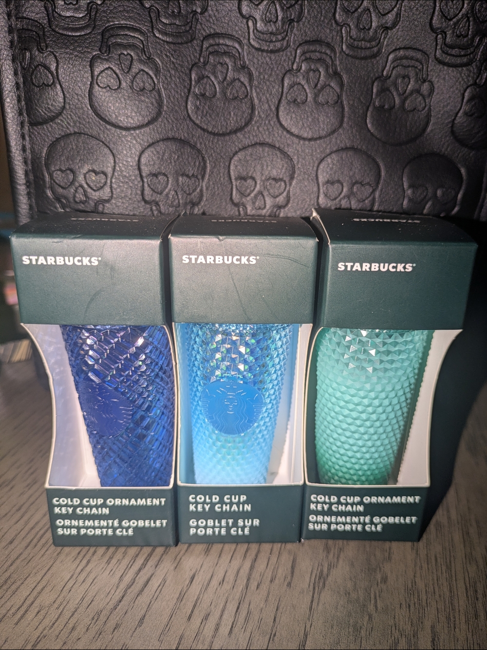 Starbucks Ornament Key Chain - Blue, Teal & Aqua